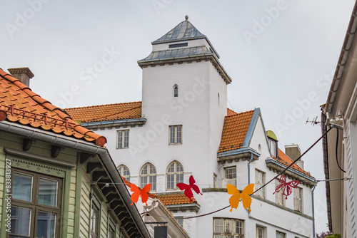Obraz na płótnie Cityscape of Stavanver (Norway) w salonie