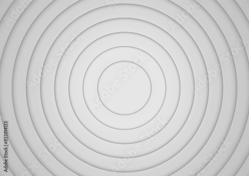Abstract Circle Gradient Background White Gray