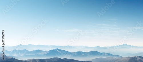 Scenic mountain range with ...