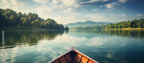 Tranquil boat trip on the c...