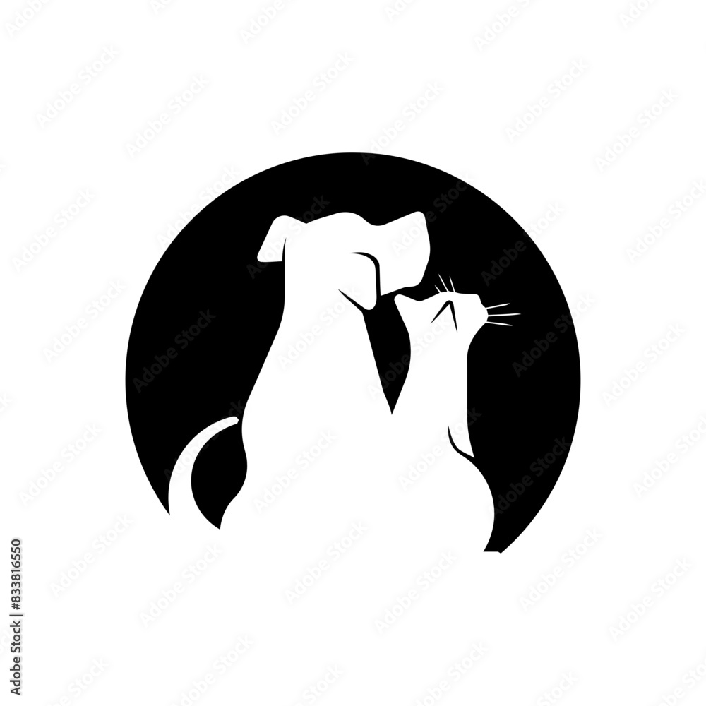 Obraz premium dog & cat Vector