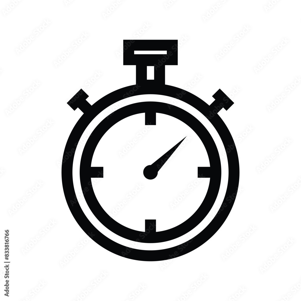 icon stopwatch vector design on white background icon stopwatch vector design on white background