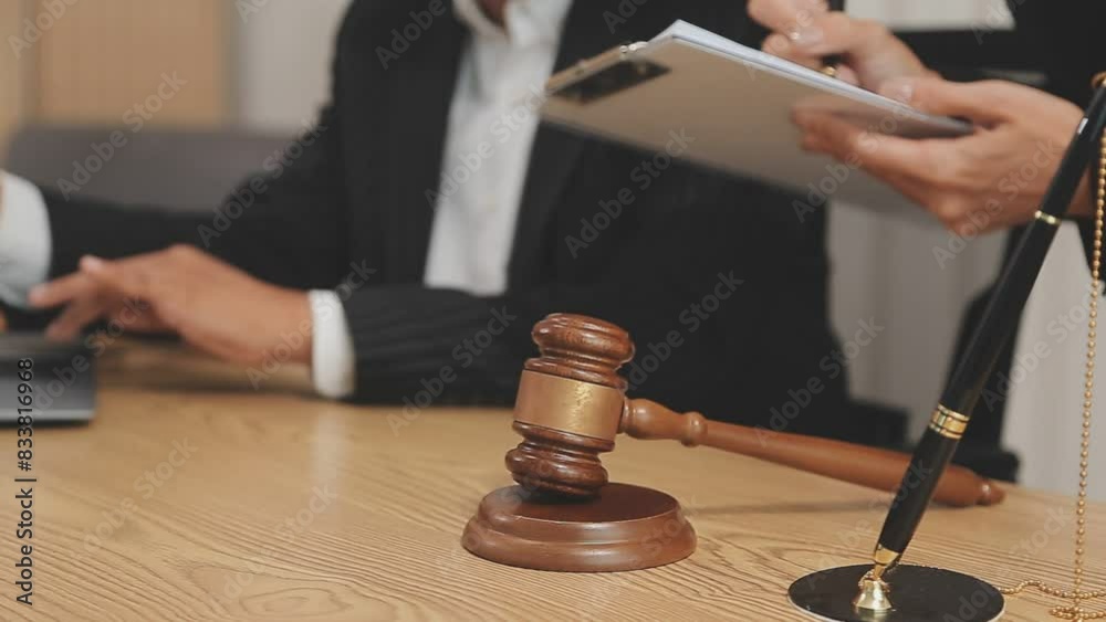 Agreement contract on working desk in office. Law, legal services, advice, Justice concept Agreement contract on working desk in office. Law, legal services, advice, Justice concept