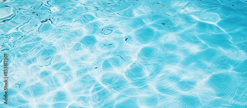 Pool water's texture in a s...