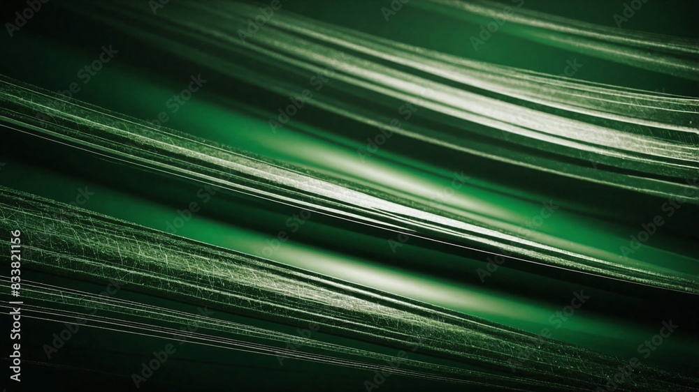 Abstract Green Stripes with Light and Shadow Effects in Modern Digital Art for Background Wallpaper Illustration. Generative AI Abstract Green Stripes with Light and Shadow Effects in Modern Digital Art for Background Wallpaper Illustration. Generative AI