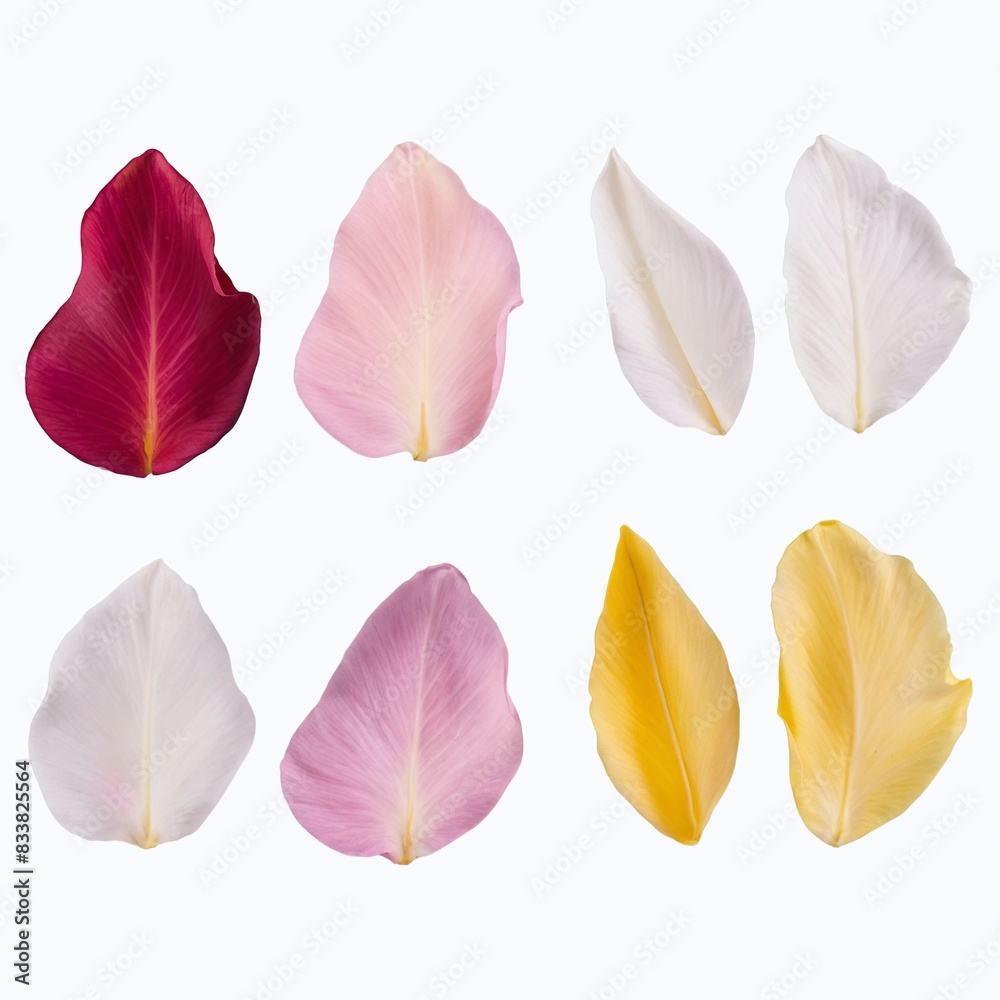 Fototapeta premium leaves isolated on white