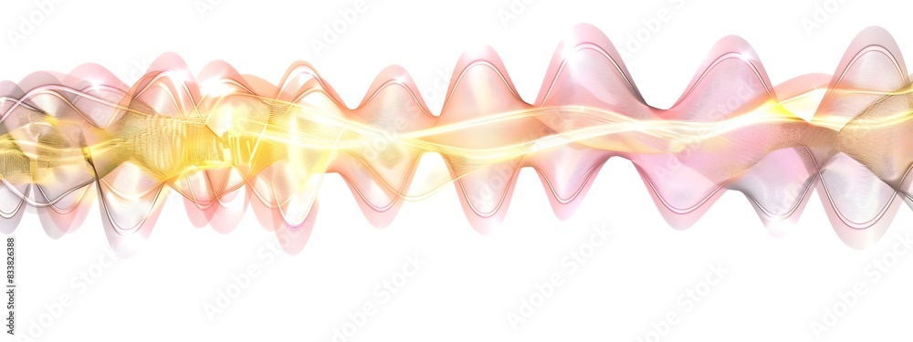 Vibrant Light Wave Frequency Modulation Background Vibrant Light Wave Frequency Modulation Background