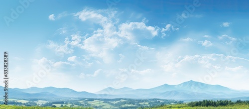 Wallpaper Mural Mountain landscape on a sunny summer day with a clear blue sky and ample copy space image. Torontodigital.ca