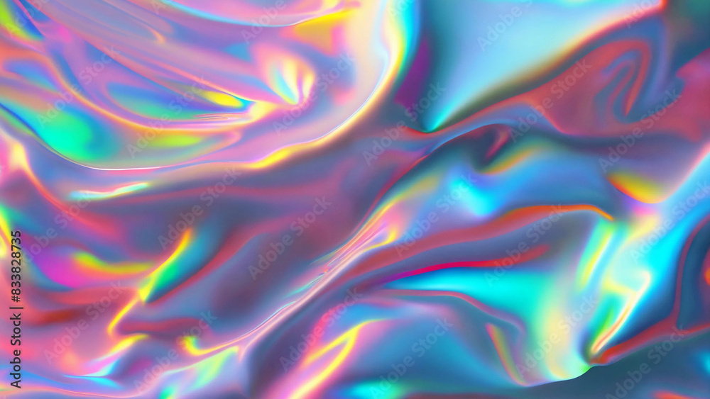 Abstract trendy holographic background. Real texture, with copyspace, 16:9, 300dpi Abstract trendy holographic background. Real texture, with copyspace, 16:9, 300dpi