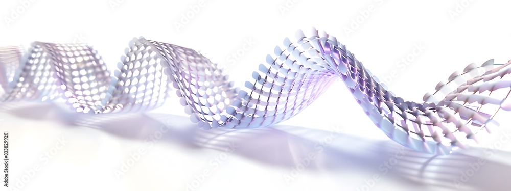 Mesmerizing Light Wave in Optical Lattice Pattern   Futuristic 3D Digital