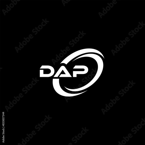 DAP LETTER LOGO WITH WHITE COLOR