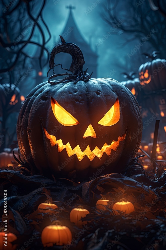 halloween pumpkin, generative ai halloween pumpkin, generative ai