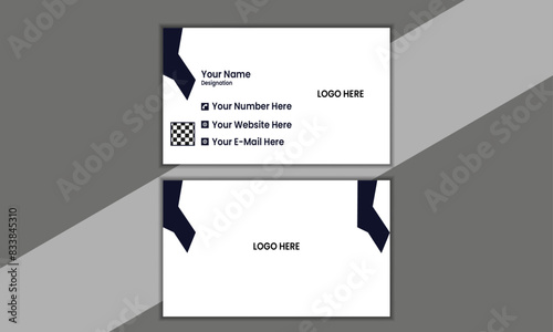 White Minimal Business Card Template