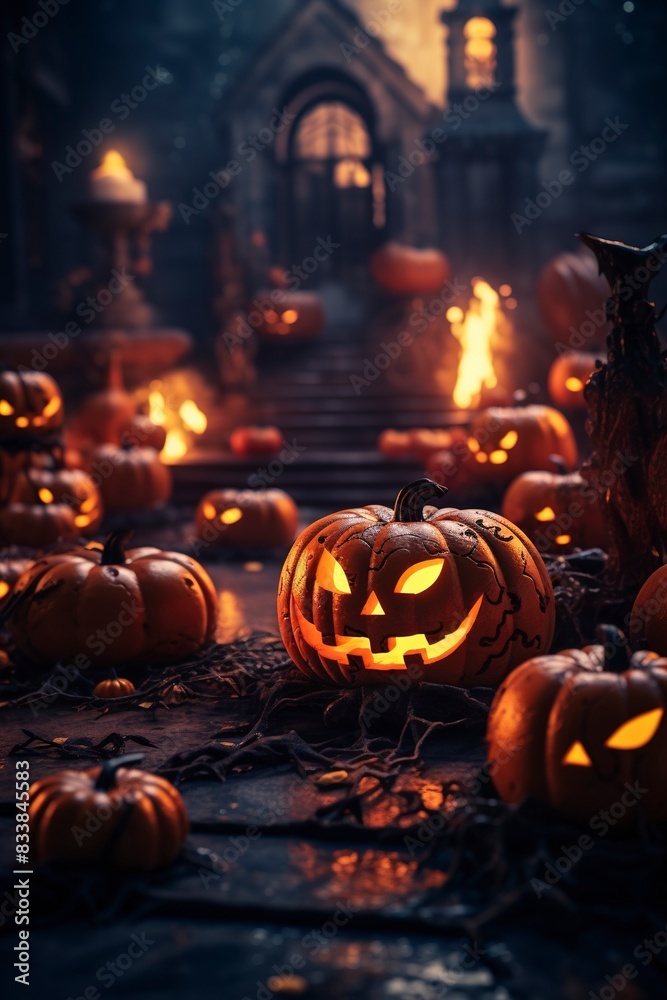 halloween pumpkin, generative ai halloween pumpkin, generative ai