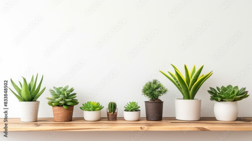 A wooden desk adorned with potted plants or succulents, creating a refreshing and inviting atmosphere with blank space on the desk for text or graphics A wooden desk adorned with potted plants or succulents, creating a refreshing and inviting atmosphere with blank space on the desk for text or graphics