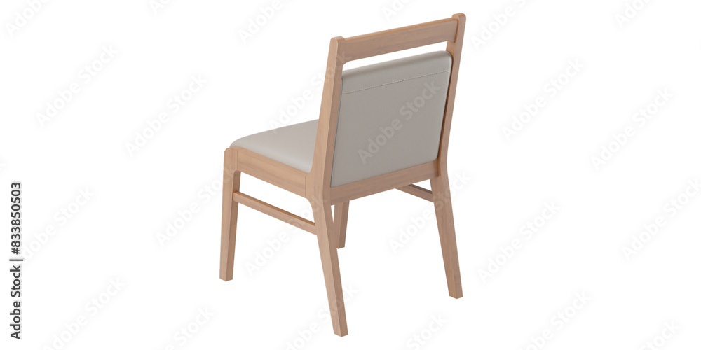 Fototapeta premium Stylish, Comfortable, and Versatile Chair for Every Home and Office Setting - Ergonomic Office Chair, Elegant Dining Chair, Cozy Armchair, Sleek Swivel Chair, Classic Wooden Chair