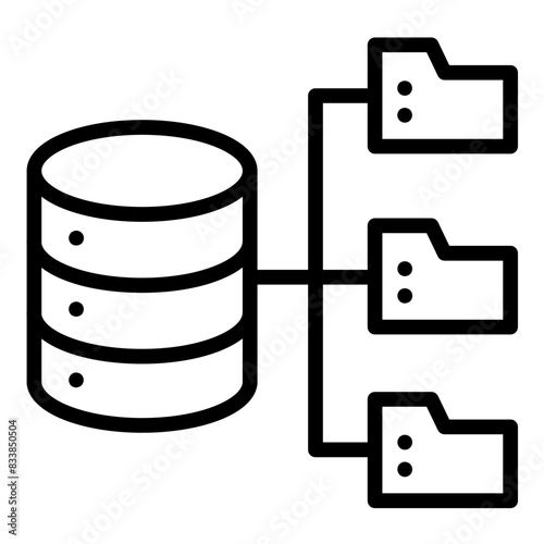 Vector Design Database Icon Style photo