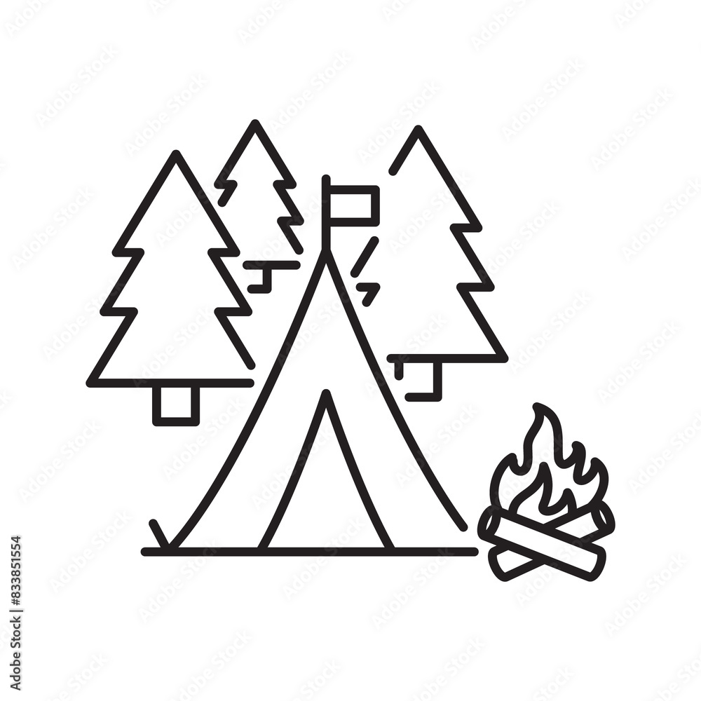 Travel Related Vector Line Icon. Contains such Icons as Luggage, Passport, Sunglasses and more. Summer vacation elements line icon Travel Related Vector Line Icon. Contains such Icons as Luggage, Passport, Sunglasses and more. Summer vacation elements line icon