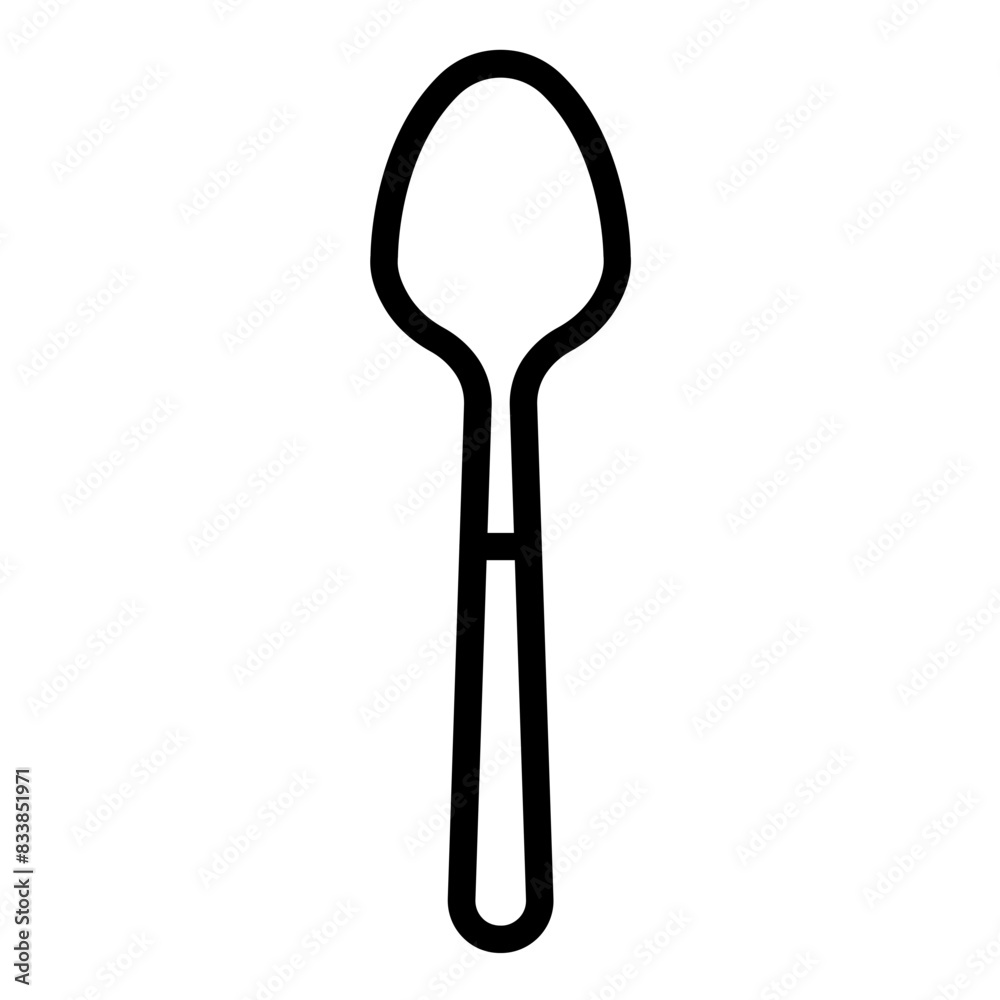 Vector Design Spoon Icon Style Vector Design Spoon Icon Style