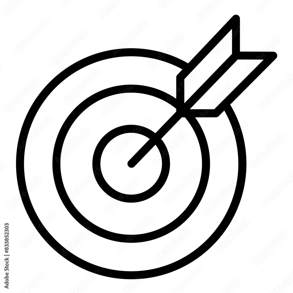 Vector Design Target Icon Style Vector Design Target Icon Style