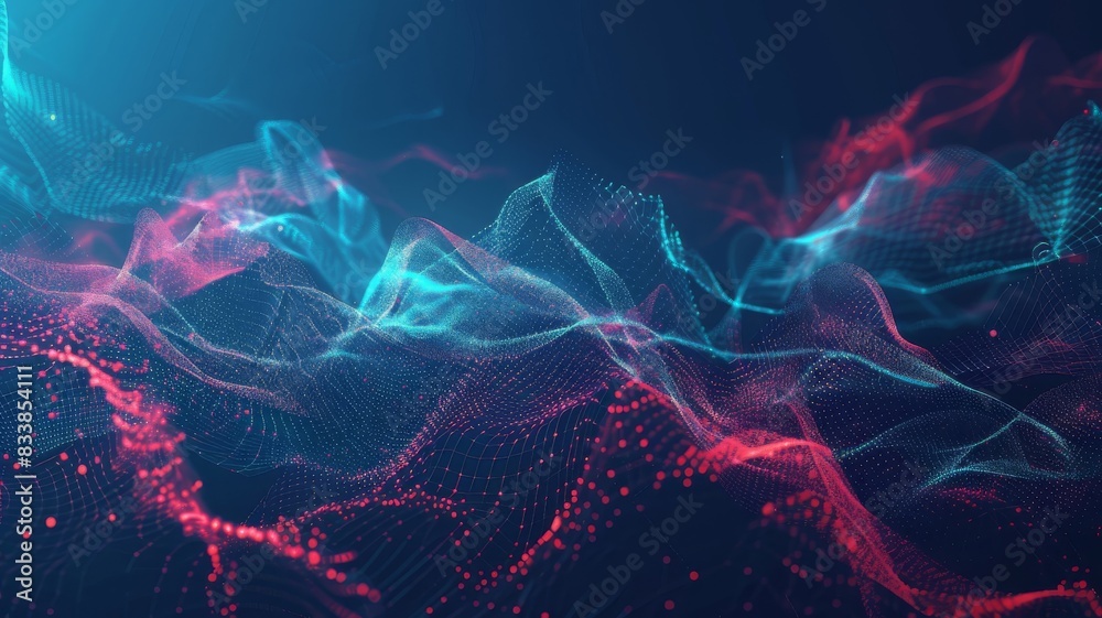 Abstract futuristic background. Blue digital geometric backdrop. Technology science modern virtual effect. Abstract futuristic background. Blue digital geometric backdrop. Technology science modern virtual effect.