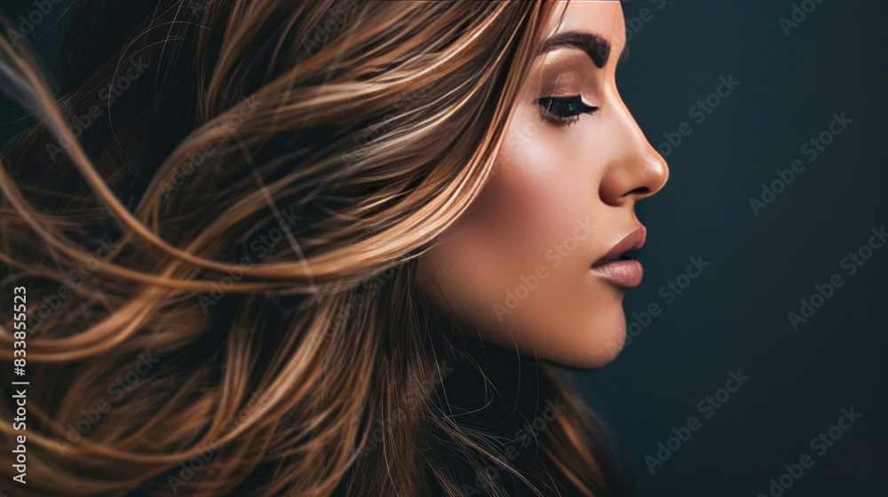 Fototapeta premium Hair transplantation surgery involves moving hair follicles from one part of your scalp to another. It's often used to treat baldness in men and women.
