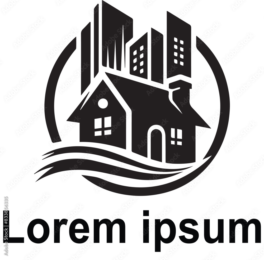 Fototapeta premium vector real estate logo