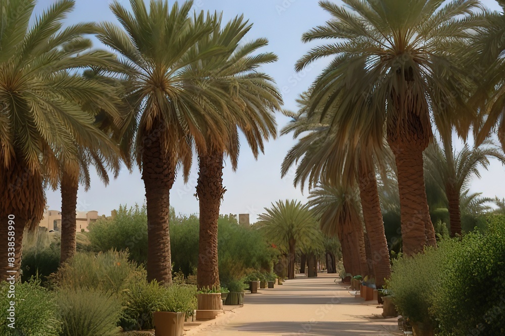 Green palms in nature reserves for planting palm trees, fields and agricultural land, Arab national local products, Saudi dates and crop dates. Green palms in nature reserves for planting palm trees, fields and agricultural land, Arab national local products, Saudi dates and crop dates.
