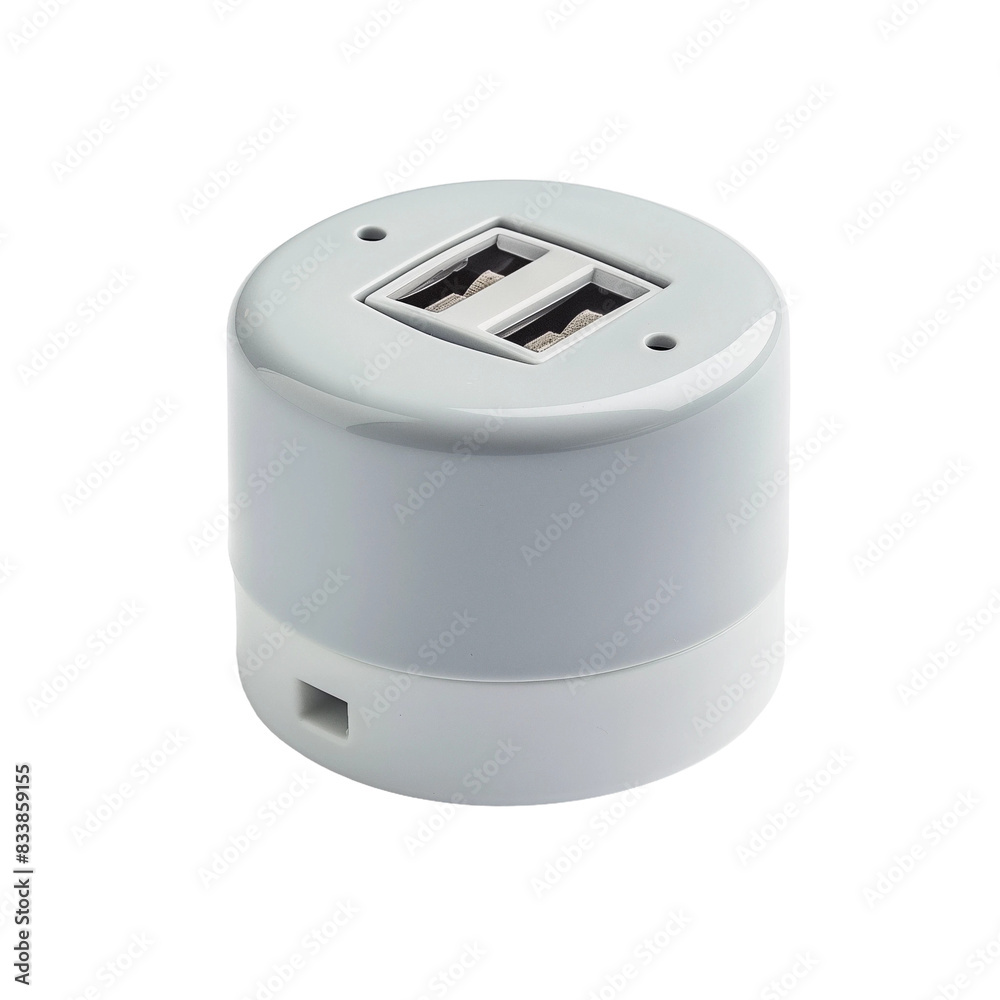 Travel Adapter isolated on white background Travel Adapter isolated on white background