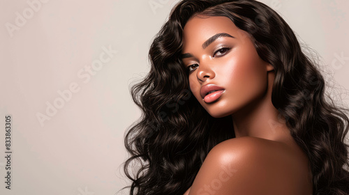 Weaves and lace wigs made with silky, natural black human hair.