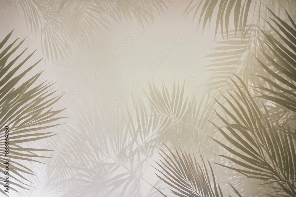 Fototapeta premium palm leaves background