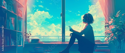 Anime Lofi Background