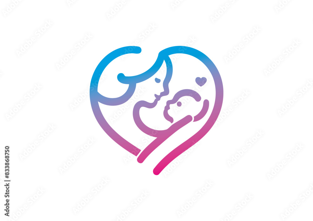 Mom and baby vector, mother’s day vector, mom and child vector Mom and baby vector, mother’s day vector, mom and child vector