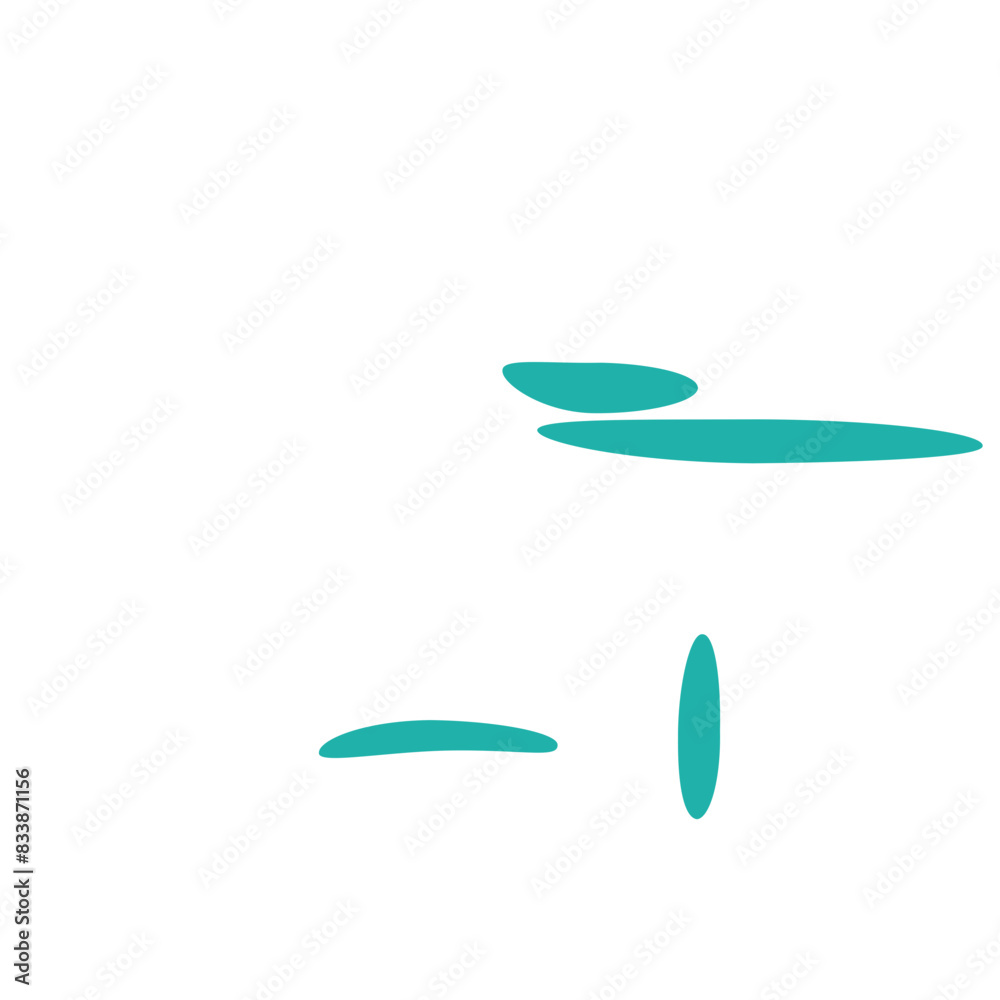An abstract isolated retro boho oval shape design element. An abstract isolated retro boho oval shape design element.