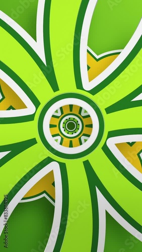 Islamic Geometric Ornament Background Vertical