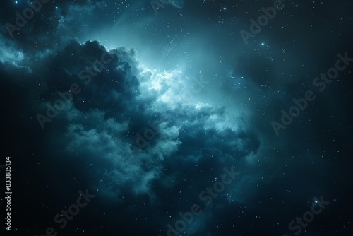 Night sky long exposure starts nebulas galaxy milky way dark starry space astronomy photography loneliness beauty of nature inspiration feeling mystery glowing infinity moons planets relax exploration © Yuliia