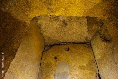 dolmen of Menga, 5,500 years BC, Antequera, Málaga, Andalusia, Spain photo