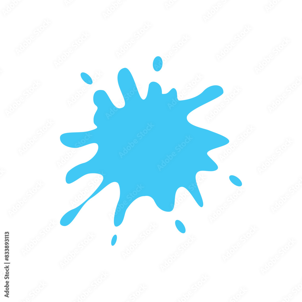 splashing water drop vector for decorating songkran festival posters.