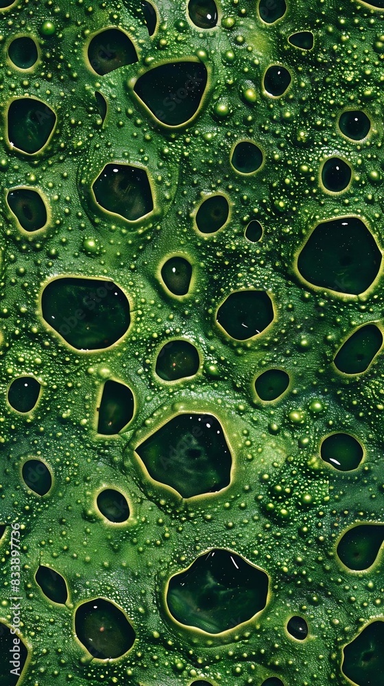 seamless pattern of frog skin, reptile print texture, green with dark ...