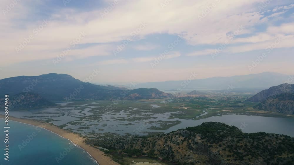 Iztuzu Beach near Dalyan, in the Ortaca District of the Province of Mugla Iztuzu Beach near Dalyan, in the Ortaca District of the Province of Mugla