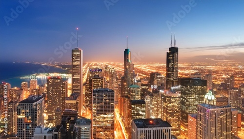 chicago at night