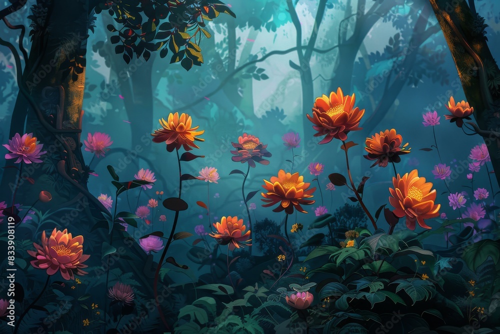 A calm and soothing natural landscape for your art A calm and soothing natural landscape for your art