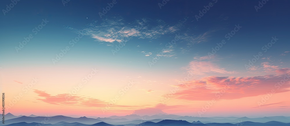 Scenic twilight sky with copy space image. Scenic twilight sky with copy space image.
