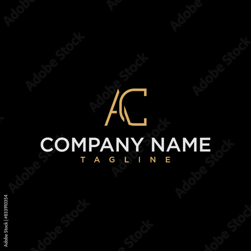 lette ac ca luxury monogram logo design