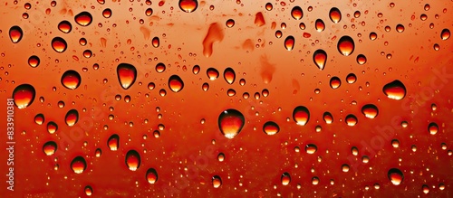 Droplets on the metal surfa...