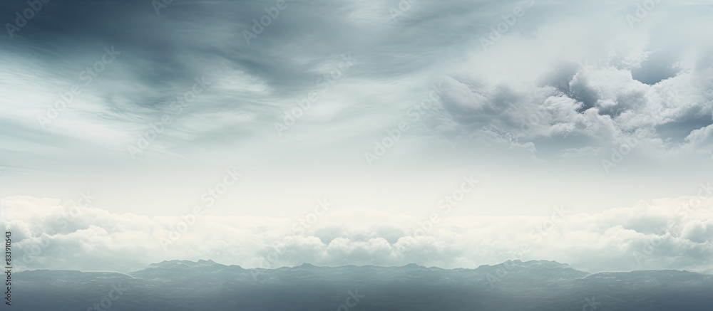 Obraz premium Overcast sky with copy space image.