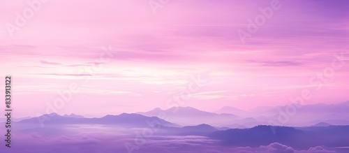 Magenta pastel sky tone background with deep and light purple hues  ideal for copy space image.