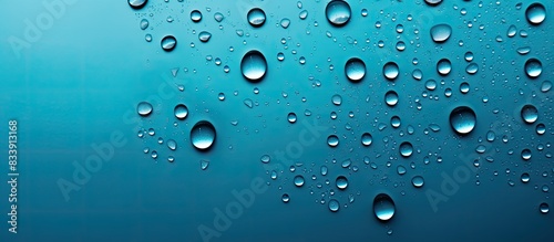 Droplets on the metal surfa...