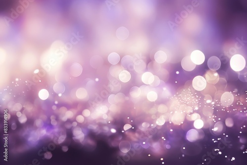 Glittering bokeh background sparkling lights blurry shiny out of focus artistic hazy effectsoft focus blur blurred texture © Michael