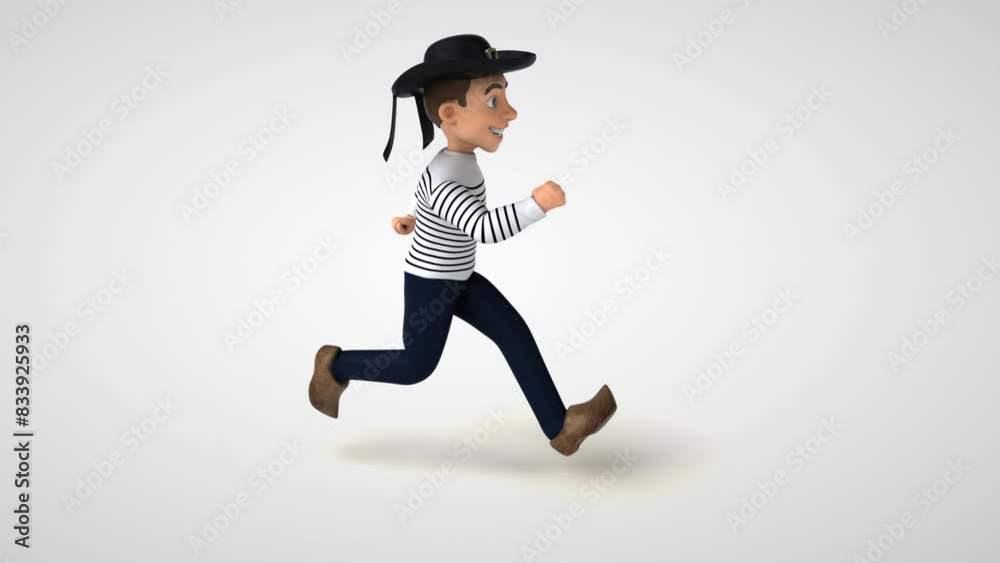 Fun breton character animation